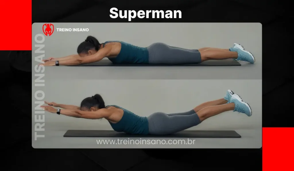 Superman: Um dos exercicios para costas pouco conhecido